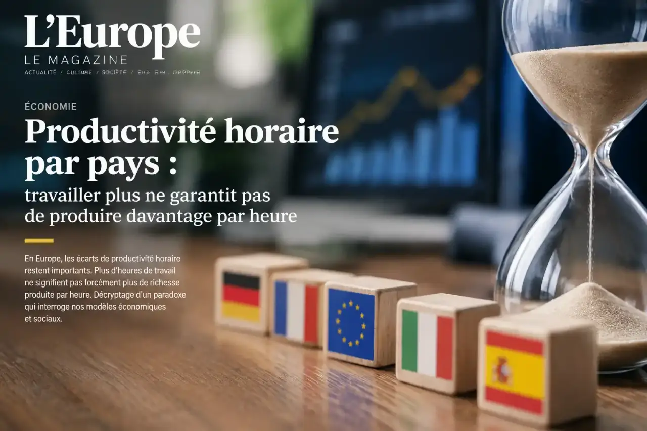 Productivité horaire par pays : travailler plus ne garantit pas de produire davantage par heure