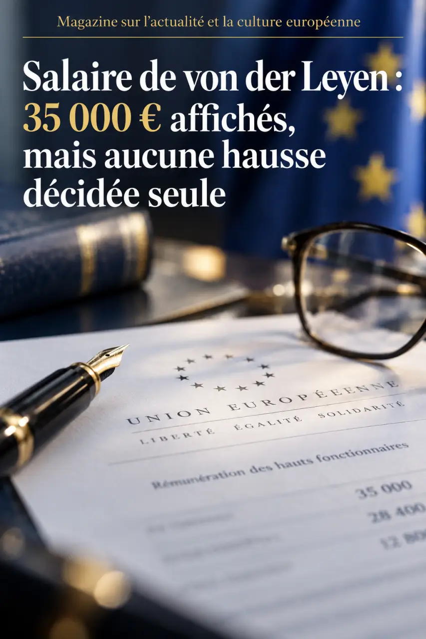 Salaire de von der Leyen : 35 000 € affichés, mais aucune hausse décidée seule