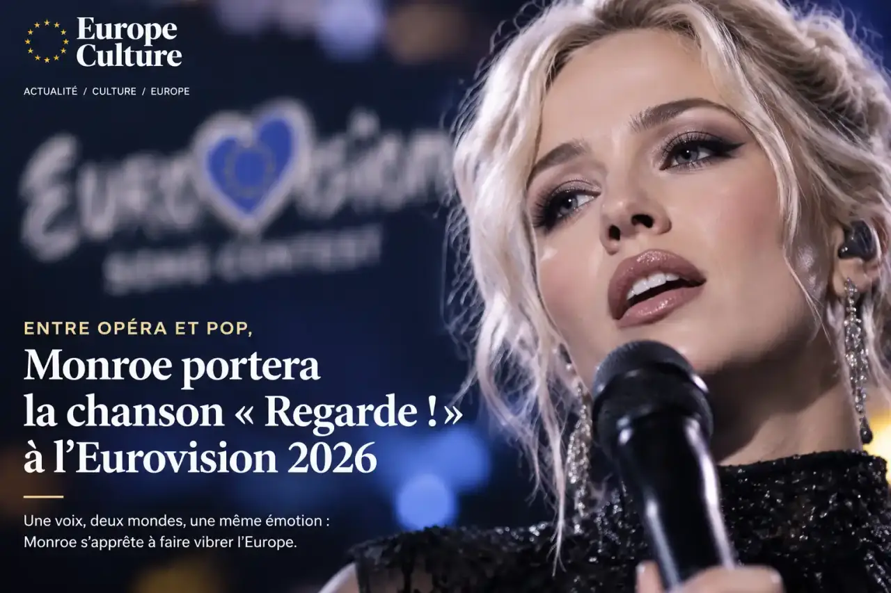 Entre opéra et pop, Monroe portera la chanson « Regarde ! » à l’Eurovision 2026