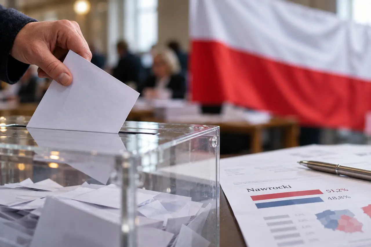 Résultats des élections en Pologne : Nawrocki gagne avec 369 451 voix d’avance
