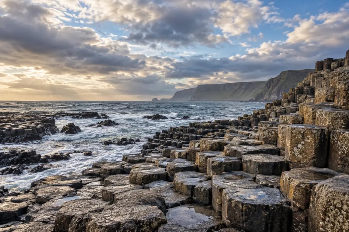 Chaussée des Géants lors d’un voyage en Irlande, en Écosse et en Angleterre